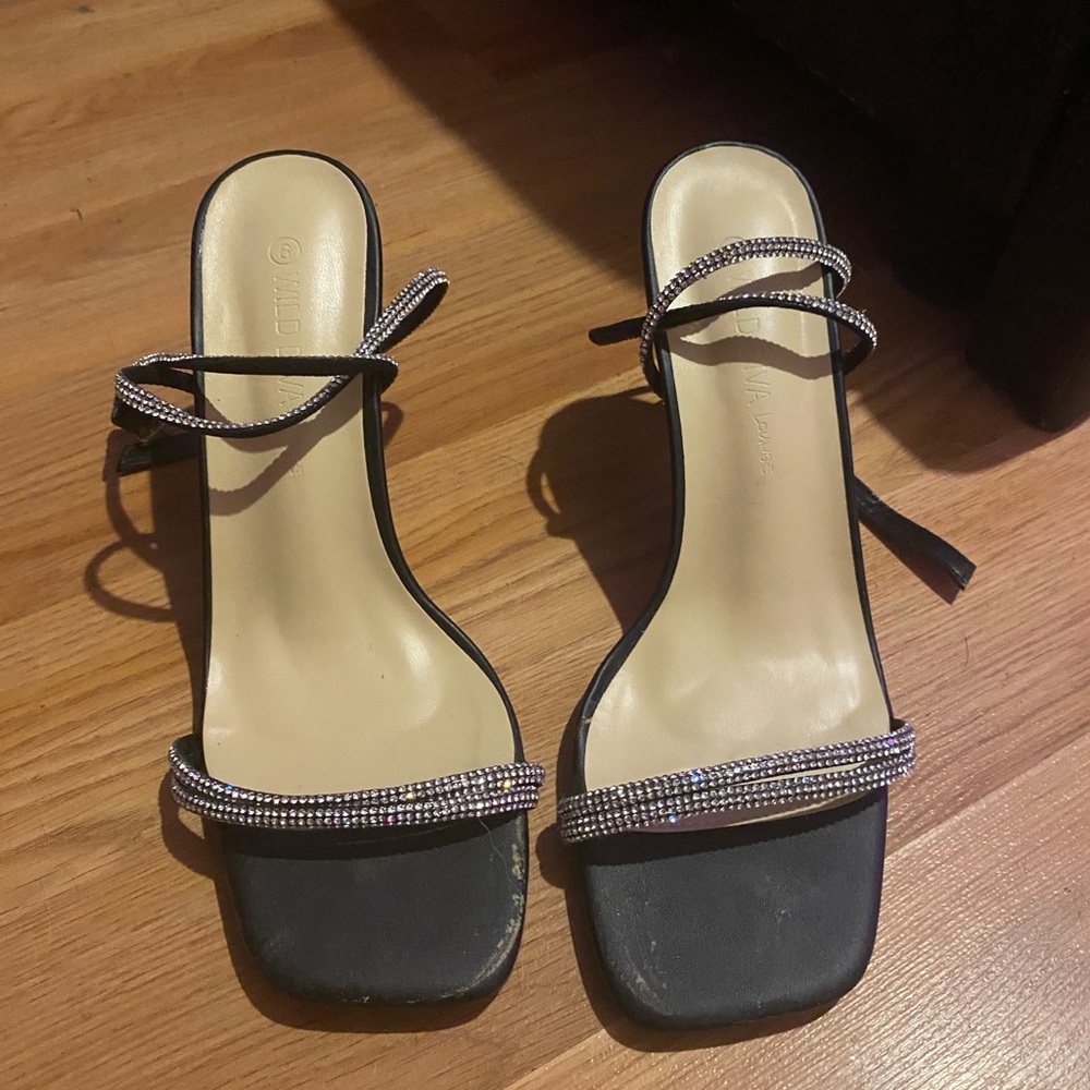 Elegant Black Strappy Sandals